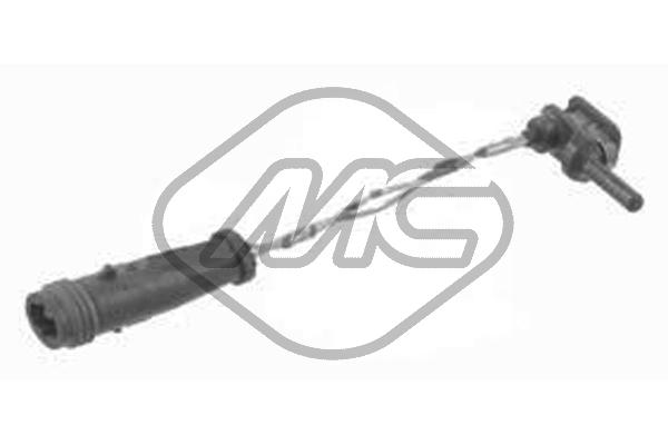 Warning Contact, brake pad wear (02100)