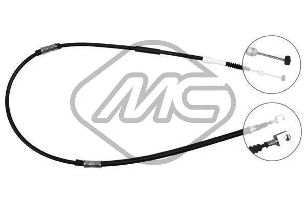 Cable Pull, parking brake (83455)