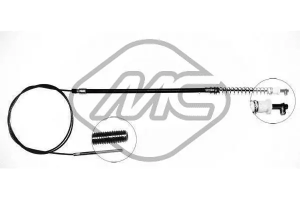 Cable Pull, parking brake (80180)