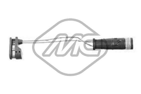 Warning Contact, brake pad wear (02102)