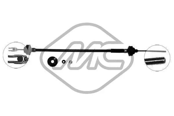 Cable Pull, clutch control (82694)