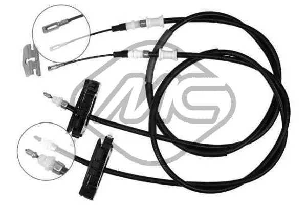 Cable Pull, parking brake (81825)