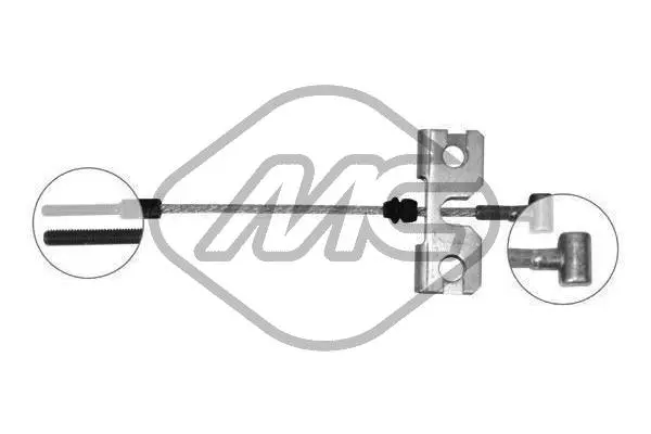 Cable Pull, parking brake (82335)