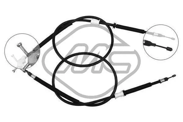 Cable Pull, parking brake (82519)
