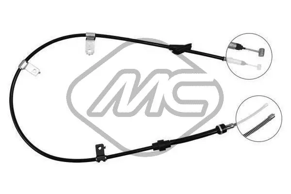 Cable Pull, parking brake (82161)