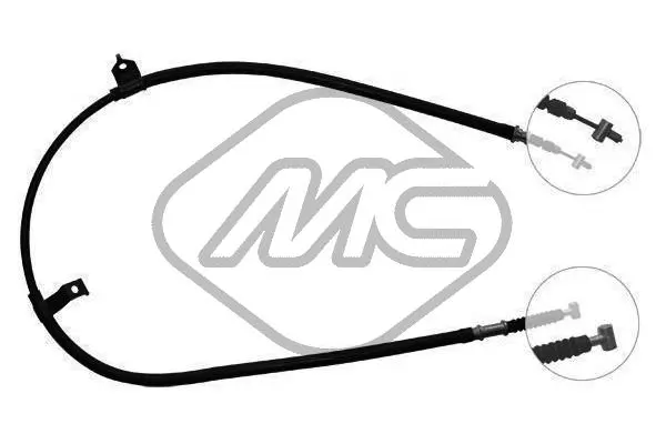 Cable Pull, parking brake (82252)