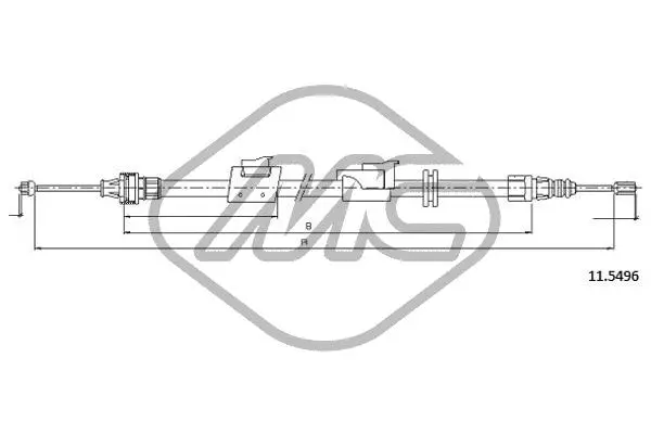 Cable Pull, parking brake (81849)