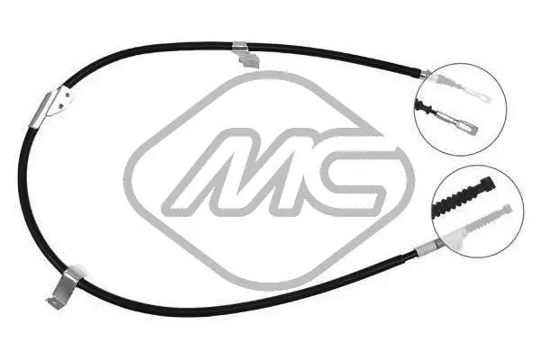 Cable Pull, parking brake (82313)