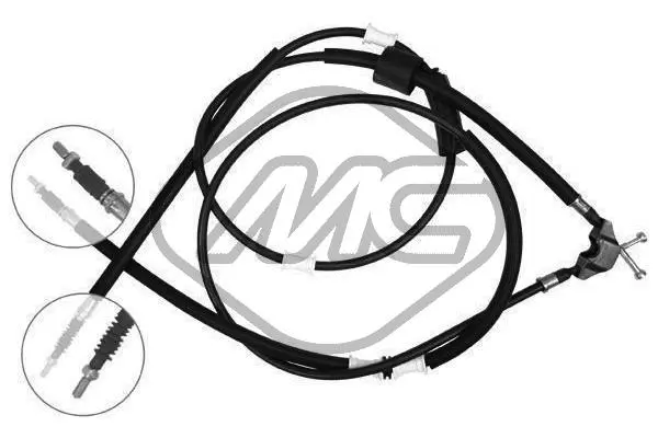 Cable Pull, parking brake (82534)