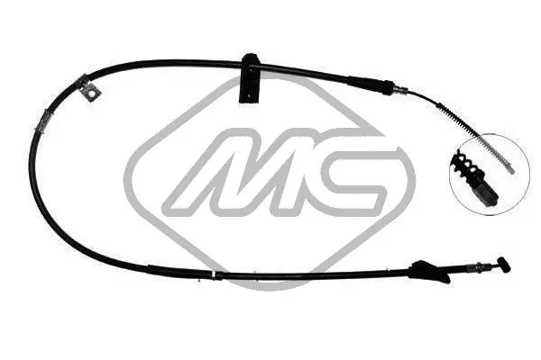 Cable Pull, parking brake (82520)