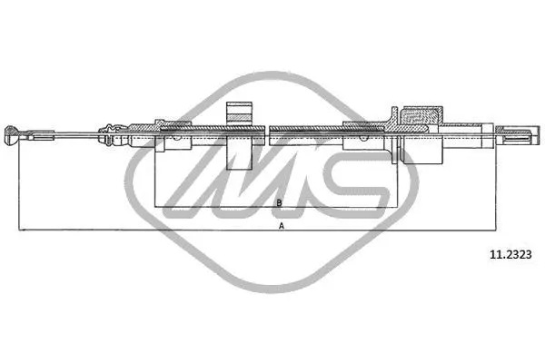 Cable Pull, clutch control (81684)