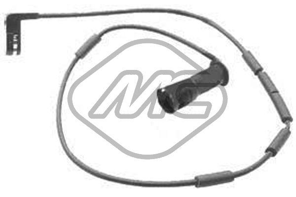 Warning Contact, brake pad wear (02108)