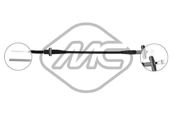 Cable Pull, clutch control (83311)