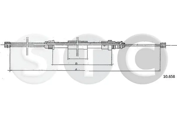 Cable Pull, parking brake (T482999)