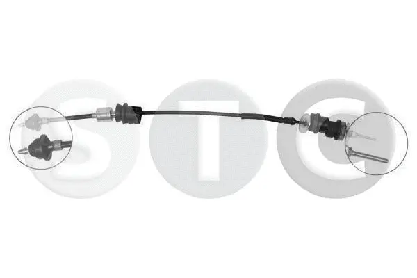 Cable Pull, clutch control (T480717)