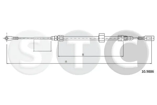 Cable Pull, parking brake (T483751)