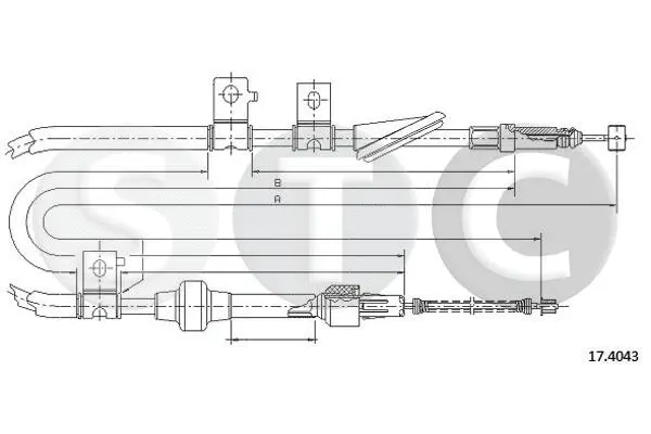 Cable Pull, parking brake (T481937)