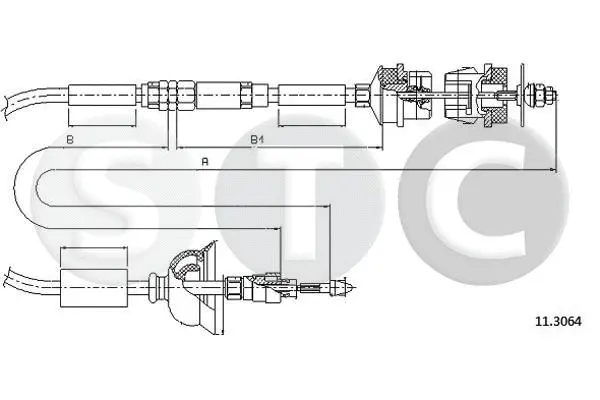 Cable Pull, clutch control (T482708)