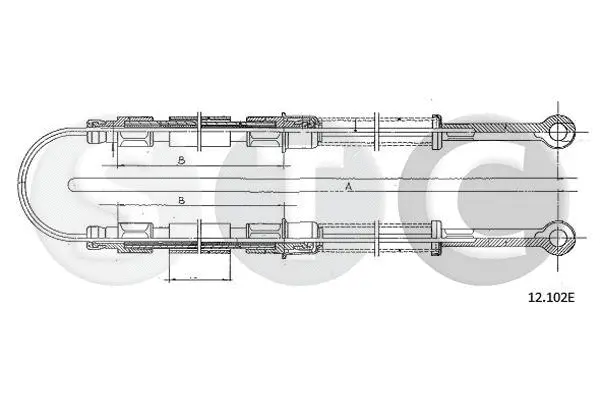 Cable Pull, parking brake (T483243)