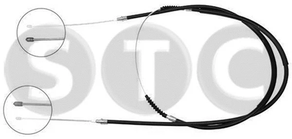 Cable Pull, parking brake (T480308)