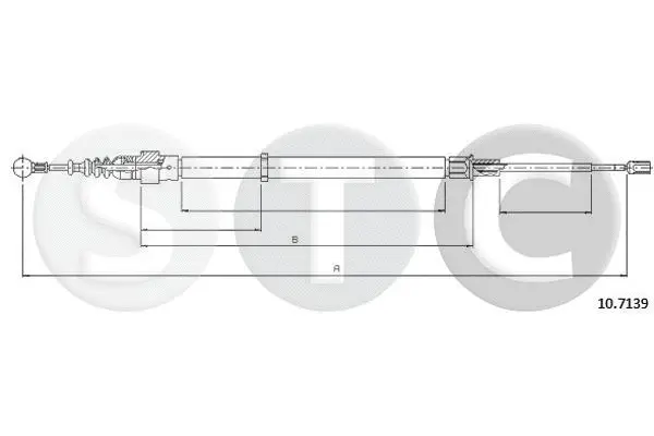 Cable Pull, parking brake (T483251)