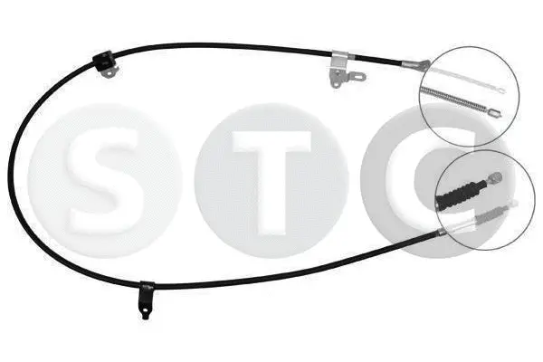 Cable Pull, parking brake (T483500)