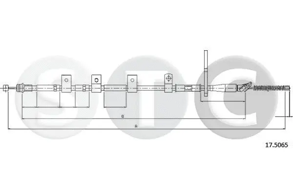 Cable Pull, parking brake (T483358)