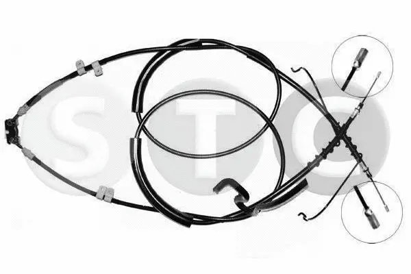 Cable Pull, parking brake (T483964)