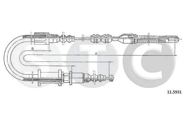 Cable Pull, parking brake (T482496)