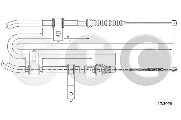 Cable Pull, parking brake (T483869)