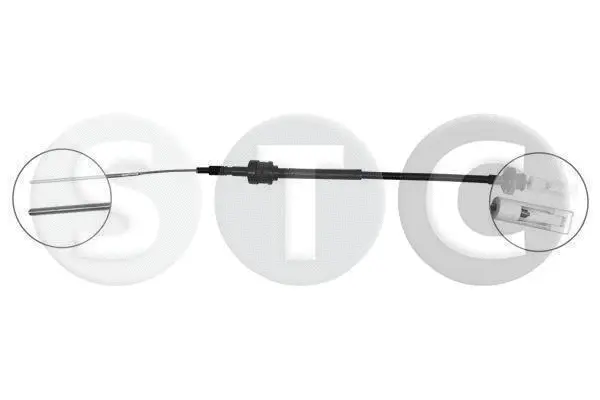 Cable Pull, clutch control (T481102)