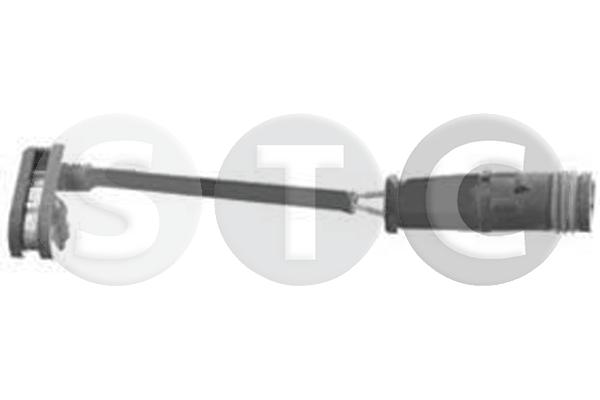 Warning Contact, brake pad wear (T402106)