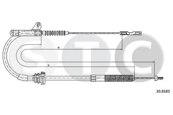 Cable Pull, parking brake (T483569)