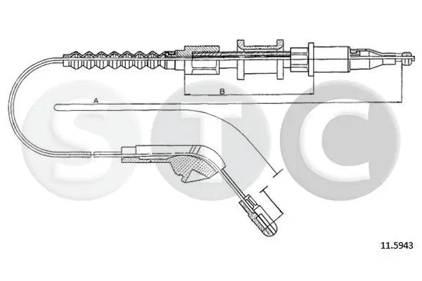 Cable Pull, parking brake (T482518)