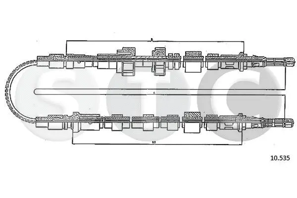 Cable Pull, parking brake (T481764)