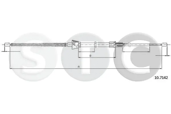Cable Pull, parking brake (T483776)