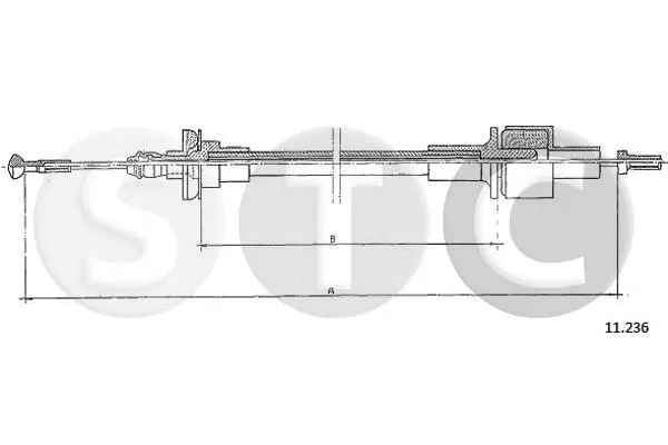 Cable Pull, clutch control (T481639)