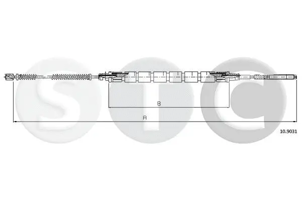 Cable Pull, parking brake (T483283)