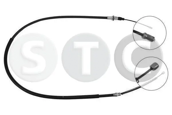 Cable Pull, parking brake (T480272)