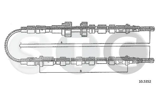 Cable Pull, parking brake (T481781)