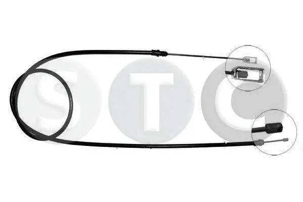 Cable Pull, parking brake (T482804)