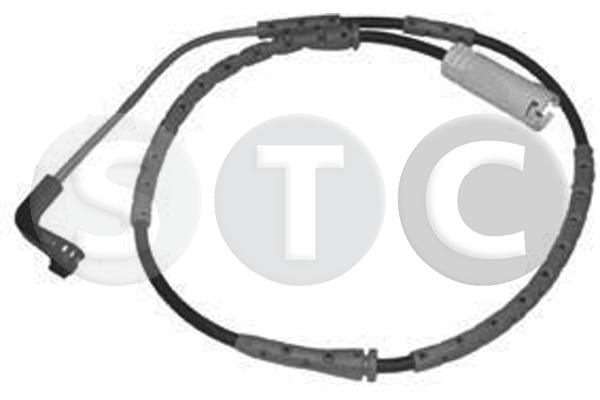 Warning Contact, brake pad wear (T402084)