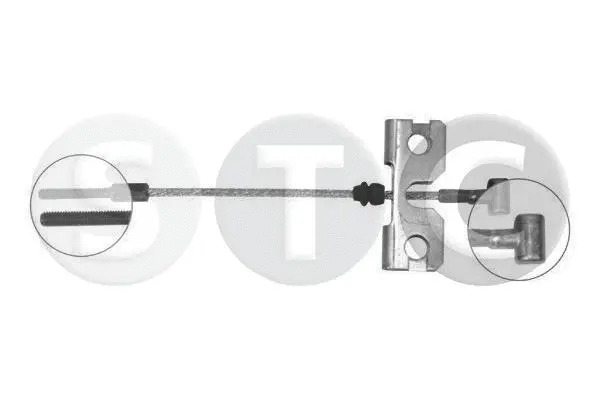 Cable Pull, parking brake (T482335)