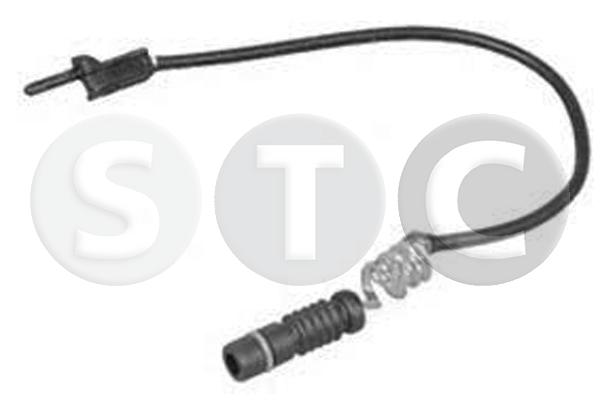 Warning Contact, brake pad wear (T402095)