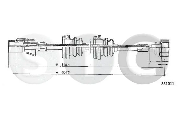 Speedometer Cable (T483655)