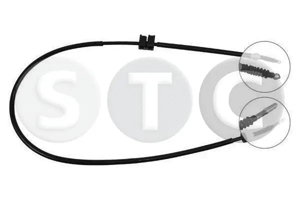 Cable Pull, parking brake (T480589)