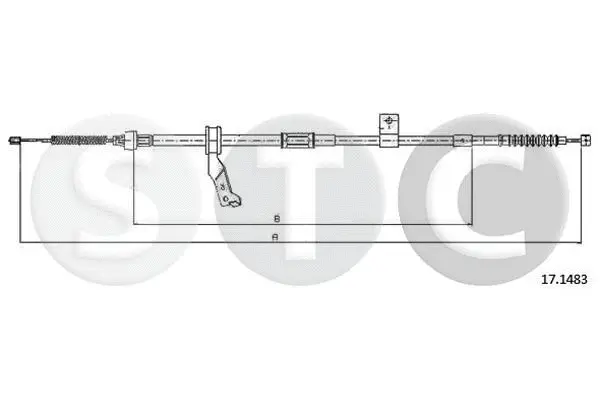 Cable Pull, parking brake (T483527)