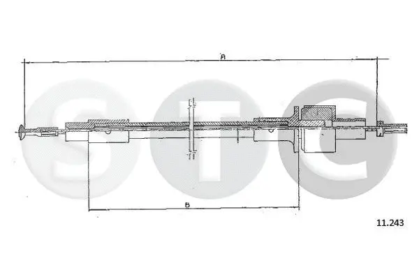 Cable Pull, clutch control (T481663)