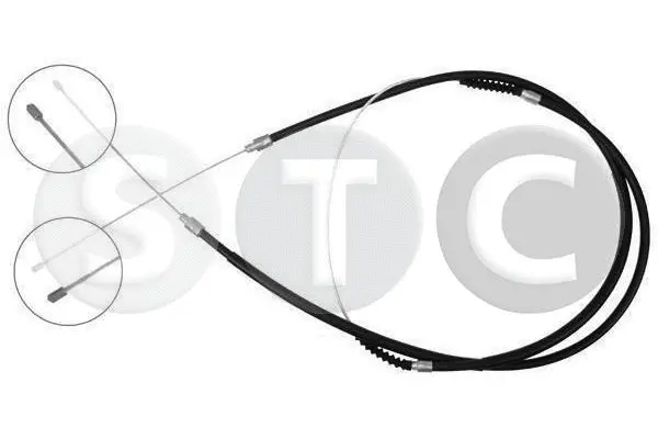 Cable Pull, parking brake (T480829)