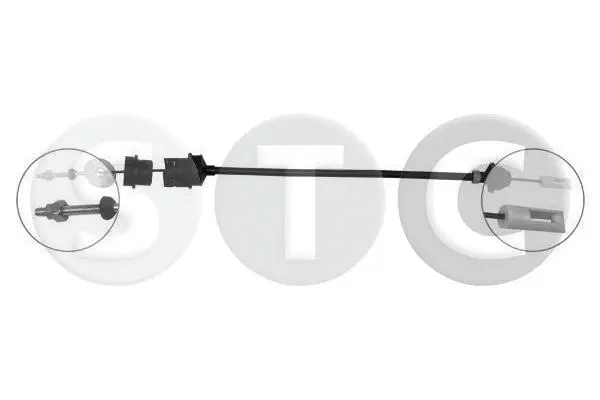 Cable Pull, clutch control (T480720)